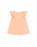 Robe en jersey volants fille orange picnic time Robe en jersey volants fille orange picnic time