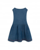 Robe en jeans bretelles fille bleu red submarine Robe en jeans bretelles fille bleu red submarine