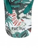 Tongs imprimées garçon vert jungle street Tongs imprimées garçon vert jungle street