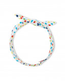 Serre-tête en jersey coeurs fille blanche hi! sunshine Serre-tête en jersey coeurs fille blanche hi! sunshine