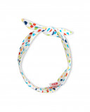 Serre-tête en jersey coeurs fille blanche hi! sunshine Serre-tête en jersey coeurs fille blanche hi! sunshine