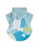 Poncho éléphant garçon bleu so cute Poncho éléphant garçon bleu so cute