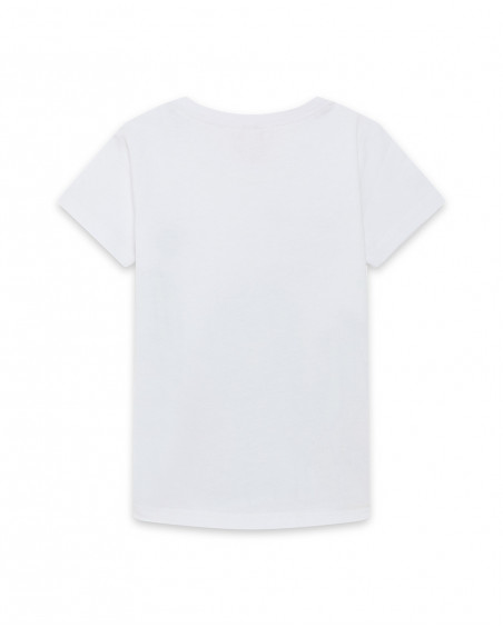 Tee-shirt en jersey cactus garçon blanche funcactus Tee-shirt en jersey cactus garçon blanche funcactus
