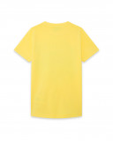 Tee-shirt en jersey message garçon jaune jungle street Tee-shirt en jersey message garçon jaune jungle street