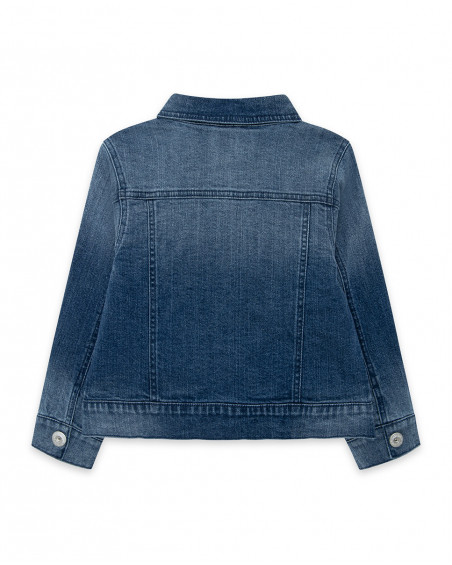 Veste en jeans avec poches fille bleu sea lovers