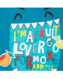 Tee-shirt et short en jersey avec poches garçon bleu fruitty Tee-shirt et short en jersey avec poches garçon bleu fruitty