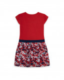 Robe en jersey fleurs fille rouge sea lovers Robe en jersey fleurs fille rouge sea lovers