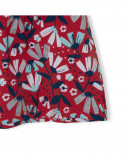 Robe en jersey fleurs fille rouge sea lovers Robe en jersey fleurs fille rouge sea lovers