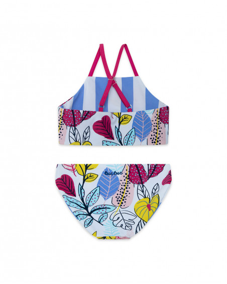 Bikini imprimé fille blanche island Bikini imprimé fille blanche island