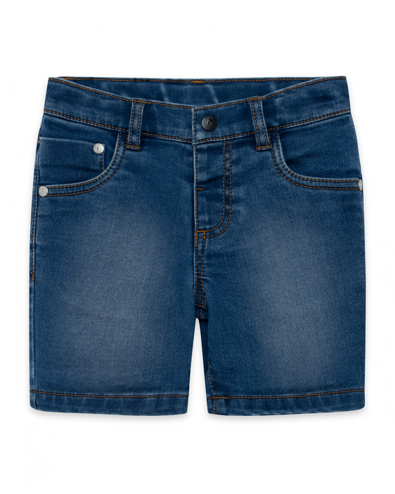 Bermuda en jeans avec poches garçon marine basicos baby