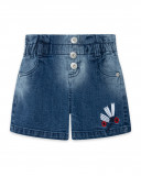 Short en jeans boutons fille bleu sea lovers Short en jeans boutons fille bleu sea lovers