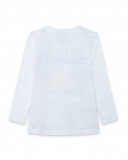 Tee-shirt en jersey manche longue garçon blanche jungle street Tee-shirt en jersey manche longue garçon blanche jungle street