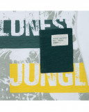 Tee-shirt en jersey manche longue garçon blanche jungle street Tee-shirt en jersey manche longue garçon blanche jungle street