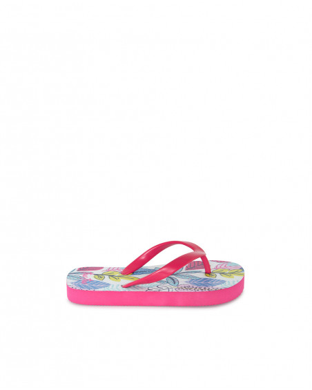 Tongs imprimées fille rose island Tongs imprimées fille rose island