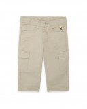 Pantalon en sergé poche garçon marron funcactus Pantalon en sergé poche garçon marron funcactus