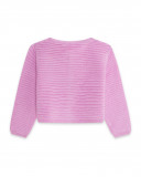 Veste en tricot boutons fille rose in the jungle Veste en tricot boutons fille rose in the jungle