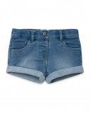 Short en jeans avec poches fille bleu basicos kids Short en jeans avec poches fille bleu basicos kids