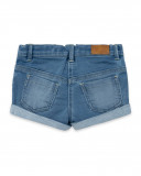 Short en jeans avec poches fille bleu basicos kids Short en jeans avec poches fille bleu basicos kids