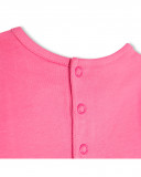 Tee-shirt en jersey visage fille rose tahiti Tee-shirt en jersey visage fille rose tahiti