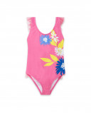 Maillot de bain volants fille rose ready to bloom Maillot de bain volants fille rose ready to bloom