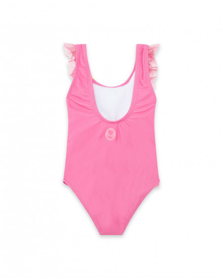 Maillot de bain volants fille rose ready to bloom Maillot de bain volants fille rose ready to bloom
