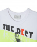 Tee-shirt en jersey manche longue garçon blanche play Tee-shirt en jersey manche longue garçon blanche play