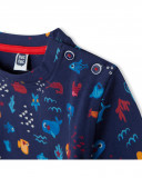 Tee-shirt en jersey poissons garçon bleu red submarine Tee-shirt en jersey poissons garçon bleu red submarine