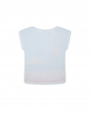 Tee-shirt en jersey imprimée fille bleu venice beach Tee-shirt en jersey imprimée fille bleu venice beach