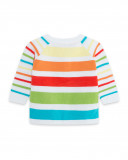 Veste en tricot boutons garçon blanche hi! sunshine Veste en tricot boutons garçon blanche hi! sunshine