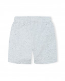Bermuda en coton molletonné lacets garçon gris play Bermuda en coton molletonné lacets garçon gris play