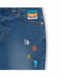 Pantalon en jeans à l'aspect usé fille bleu smile today Pantalon en jeans à l'aspect usé fille bleu smile today