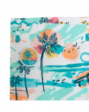 Leggings en jersey imprimé fille bleu venice beach Leggings en jersey imprimé fille bleu venice beach