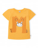 Tee-shirt en jersey singe garçon jaune basicos baby Tee-shirt en jersey singe garçon jaune basicos baby