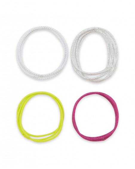 Set élastique cheveux glitter fille rose ready to bloom Set élastique cheveux glitter fille rose ready to bloom
