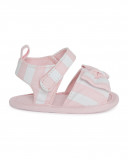 Sandales en popeline lien fille rose so cute Sandales en popeline lien fille rose so cute