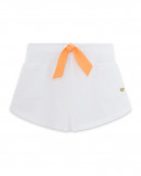Short en jersey avec poches fille blanche venice beach Short en jersey avec poches fille blanche venice beach