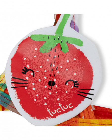 Bikini imprimé fille rouge fruitty time
