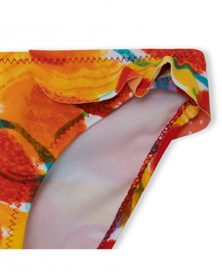 Bikini imprimé fille rouge fruitty time