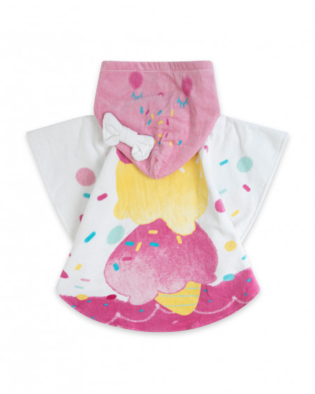Poncho glace fille blanche icy and sweet Poncho glace fille blanche icy and sweet
