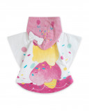 Poncho glace fille blanche icy and sweet Poncho glace fille blanche icy and sweet