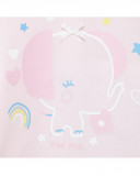 Tee-shirt et short en jersey volants fille rose so cute Tee-shirt et short en jersey volants fille rose so cute