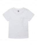 Tee-shirt en jersey poche garçon blanche basicos kids Tee-shirt en jersey poche garçon blanche basicos kids