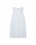 Robe en jersey bretelles fille blanche venice beach Robe en jersey bretelles fille blanche venice beach