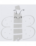 Tee-shirt en jersey papillon fille blanche basicos baby Tee-shirt en jersey papillon fille blanche basicos baby