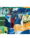 Short de bain imprimée garçon bleu free time Short de bain imprimée garçon bleu free time