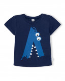 Tee-shirt en jersey crocodile garçon marine basicos baby Tee-shirt en jersey crocodile garçon marine basicos baby