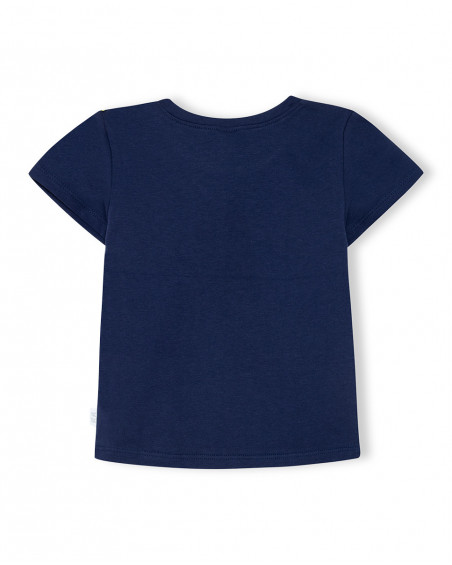 Tee-shirt en jersey crocodile garçon marine basicos baby Tee-shirt en jersey crocodile garçon marine basicos baby