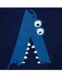 Tee-shirt en jersey crocodile garçon marine basicos baby Tee-shirt en jersey crocodile garçon marine basicos baby