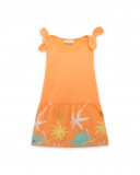 Robe en jersey bretelles fille orange venice beach Robe en jersey bretelles fille orange venice beach