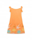Robe en jersey bretelles fille orange venice beach Robe en jersey bretelles fille orange venice beach